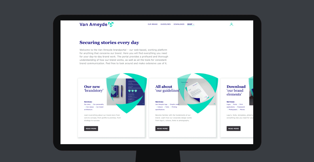 Voorbeeld van een Brandportal